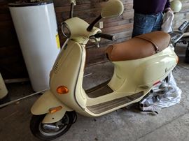 2001 Vespa with approximately 200 miles,  yes....only 200 miles