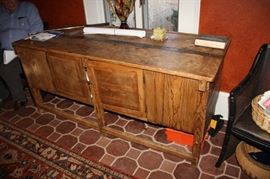 Antique Butcher's Table