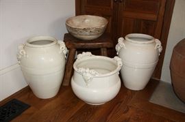 Several pieces of Leona Lavorato Pottery