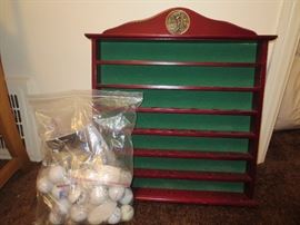 Golf ball collection and holder