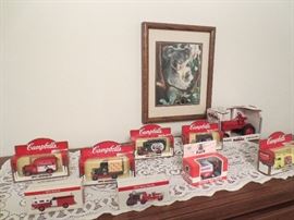 100th yr. Campbell's die cast trucks