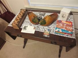 Wooden adult size shoes from Holland