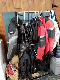 More motorcycle jackets, chaps and pants