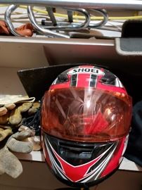 Shoei motorcycle helmet