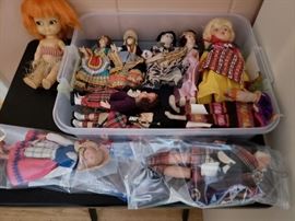 Collection of dolls