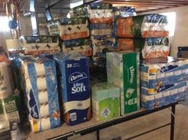 Paper goods. By the case load