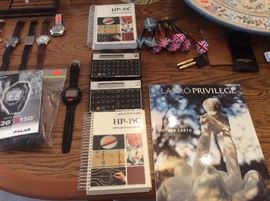 Darts. And HP hand held computer