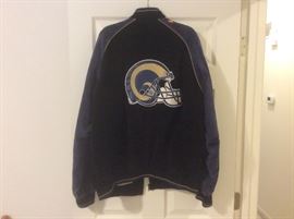 The Rams , Swede jacket. Ready for super bowl.