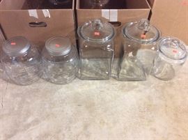 New glass containers.