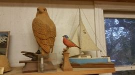 Hand Carved Birds