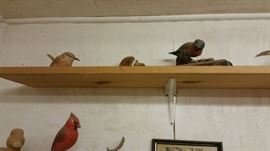 Hand Carved Birds