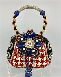 Large selection of Mary Frances embellished handbags....many never used!