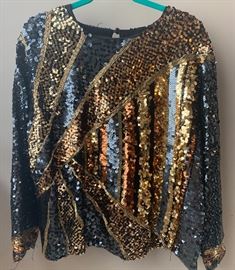 Sequin evening ware