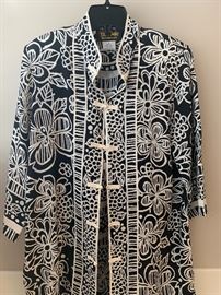 Bob Mackie silk tuni
