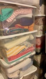 Bins and bins full of bulk fabric!