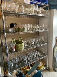Wine glasses galore!