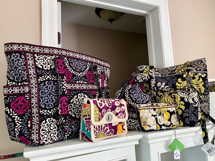 Collection of Vera Bradley bags....some new with tags!