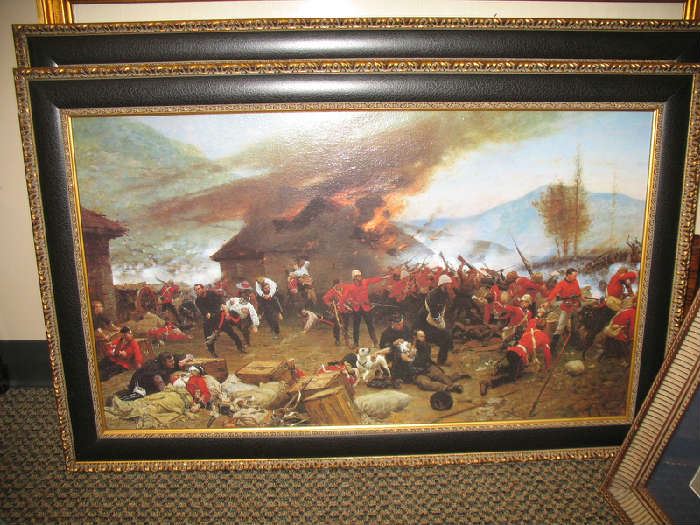 Battle of Isandhlwana / Around The Corner Fine Arts Manassas VA 