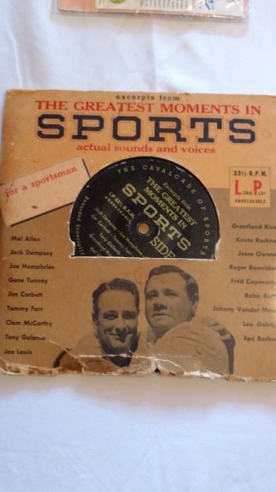 Sports Record Collectible   Babe & Lou