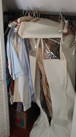 Closets of clothes