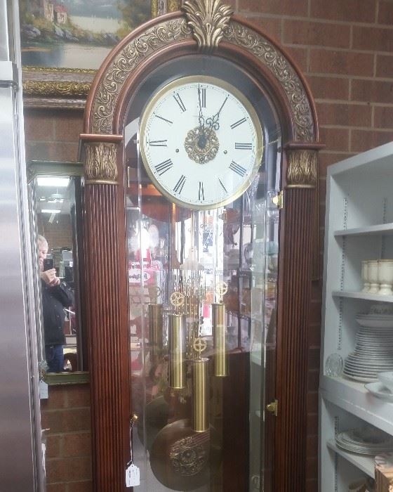 Flawless new Howard Miller Grandfather clock