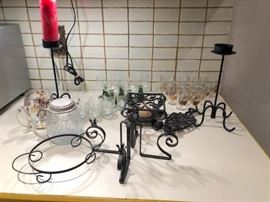 A Set of German Tasting Glasses and Others