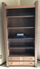 MCM Adjustable Shelving with Realistic Receiver and Onkyo Disc Player