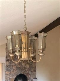 MCM Chandelier and Sconces
