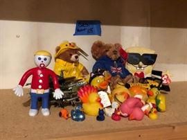 Mr. Bill, Rubber Duckies, Sponge Bob and Toy Airplanes