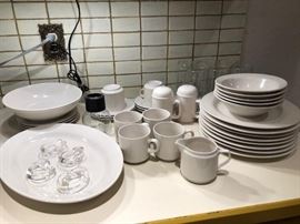 Set of White DishesNo Mark