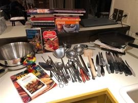 Sharper Image Knives and Imusa Granite Mortar