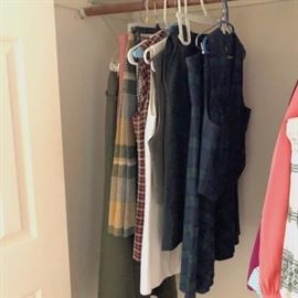 Vintage Womens Skirts and Vests