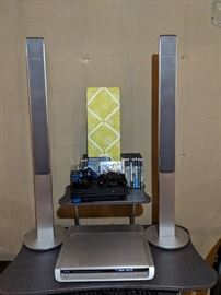 Home  theater stereo and speakers