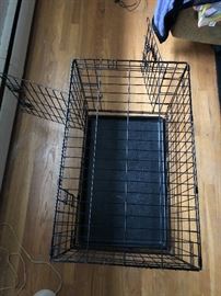 Wire Dog Crate For Medium Size Dog (Top View)