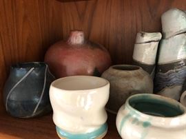 Artisan Made Ceramic Pottery Clay Assortment of Items