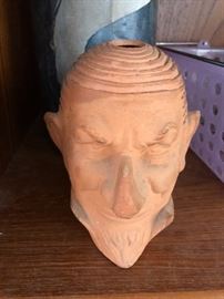 Vintage Chia Pet Pottery Head