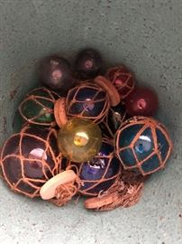 Reproduced Glass Sea Balls & Netting