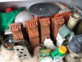 Set of Four (4) Magnificent Terracotta Corbels