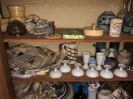 Ceramic & Clay Pottery Dishes, Bowls, Plates Etc.
