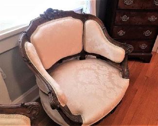 vintage Victorian style arm chair 