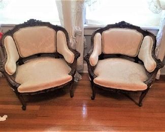 Vintage Victorian style chairs