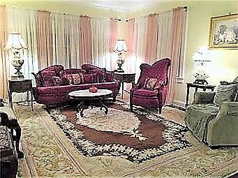 King Louie style sofa and matching chair