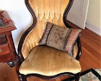 A different view of Victorian style chair