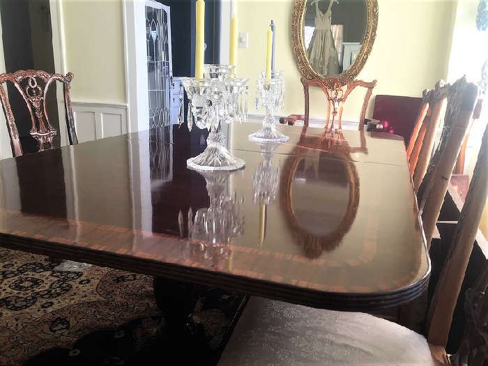 ANOTHER VIEW OF DINING ROOM TABLE