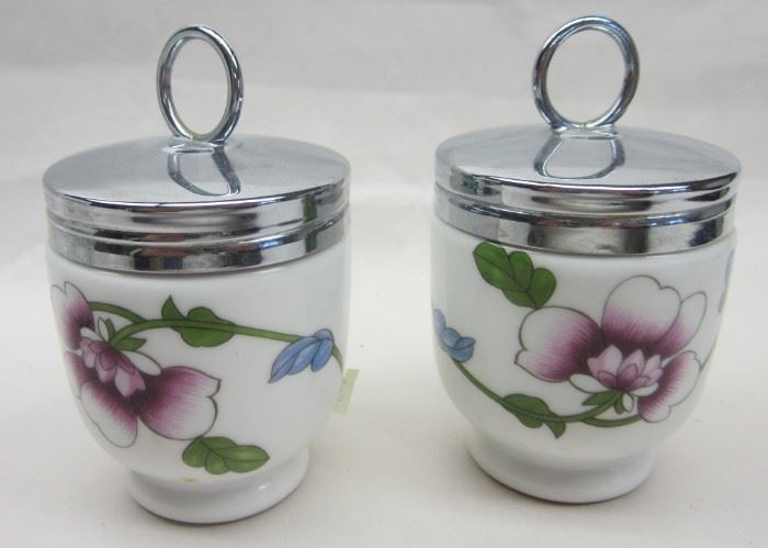 PAIR OF SMALL ROYAL WORCESTER EGG CODDLERS