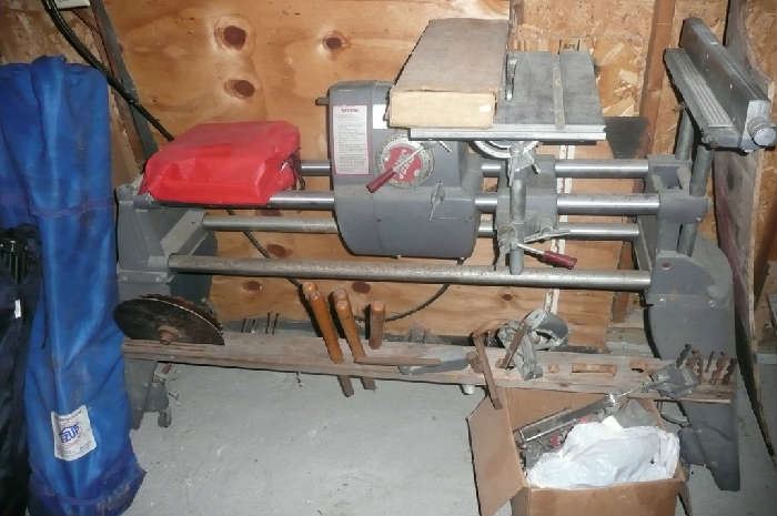 SHOP SMITH MARK V COMBO WOODWORKING MACHINE in Red Bag is all the Manuals.