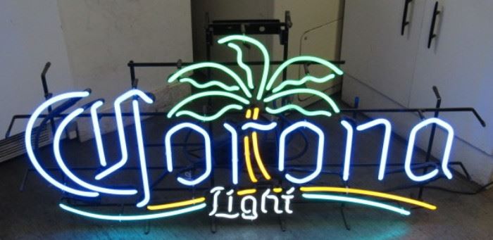 Neon Corona Light Sign