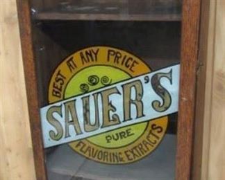 Sauer's Extracts Display Case