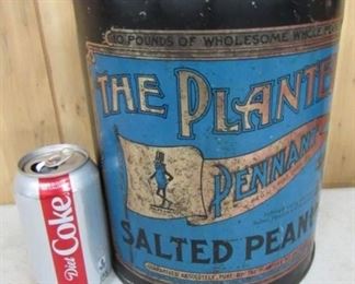 Metal Planters Peanuts Can