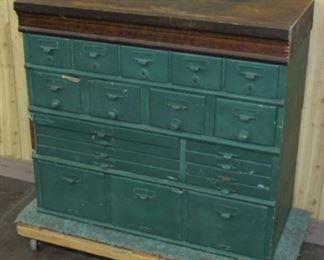 Oak Stack File Cabinet
